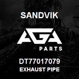 DT77017079 Sandvik EXHAUST PIPE | AGA Parts