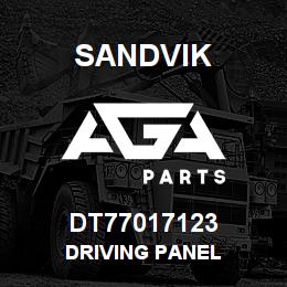 DT77017123 Sandvik DRIVING PANEL | AGA Parts