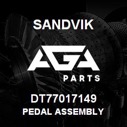 DT77017149 Sandvik PEDAL ASSEMBLY | AGA Parts