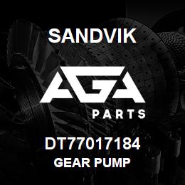 DT77017184 Sandvik GEAR PUMP | AGA Parts