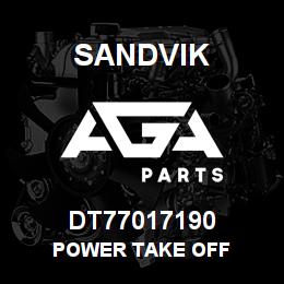 DT77017190 Sandvik POWER TAKE OFF | AGA Parts