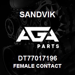 DT77017196 Sandvik FEMALE CONTACT | AGA Parts