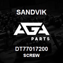DT77017200 Sandvik SCREW | AGA Parts