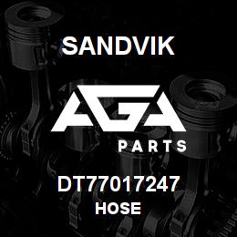 DT77017247 Sandvik HOSE | AGA Parts