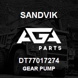 DT77017274 Sandvik GEAR PUMP | AGA Parts