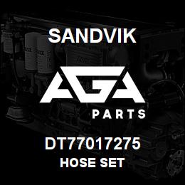 DT77017275 Sandvik HOSE SET | AGA Parts