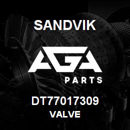 DT77017309 Sandvik VALVE | AGA Parts