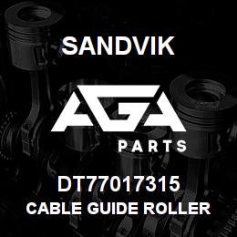 DT77017315 Sandvik CABLE GUIDE ROLLER | AGA Parts