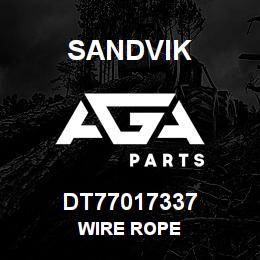 DT77017337 Sandvik WIRE ROPE | AGA Parts
