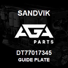 DT77017345 Sandvik GUIDE PLATE | AGA Parts