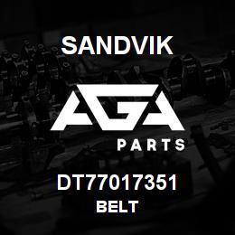 DT77017351 Sandvik BELT | AGA Parts