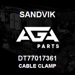 DT77017361 Sandvik CABLE CLAMP | AGA Parts