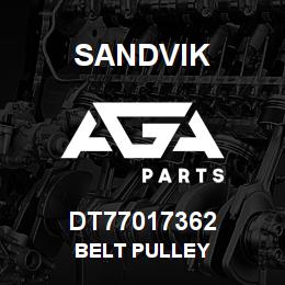 DT77017362 Sandvik BELT PULLEY | AGA Parts