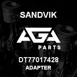 DT77017428 Sandvik ADAPTER | AGA Parts