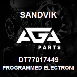 DT77017449 Sandvik PROGRAMMED ELECTRONIC ASSEMBLY | AGA Parts
