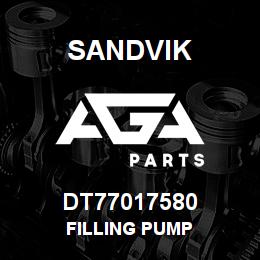 DT77017580 Sandvik FILLING PUMP | AGA Parts