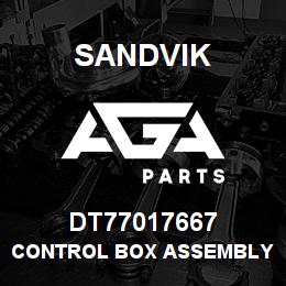 DT77017667 Sandvik CONTROL BOX ASSEMBLY | AGA Parts