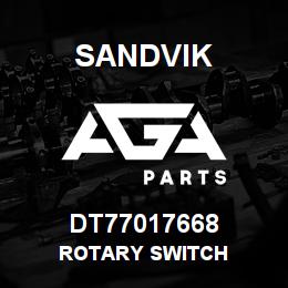 DT77017668 Sandvik ROTARY SWITCH | AGA Parts