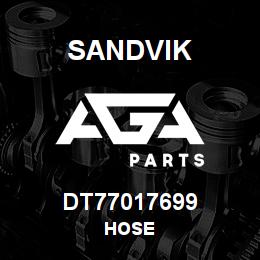 DT77017699 Sandvik HOSE | AGA Parts