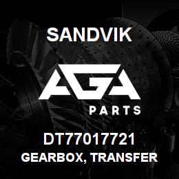 DT77017721 Sandvik GEARBOX, TRANSFER | AGA Parts
