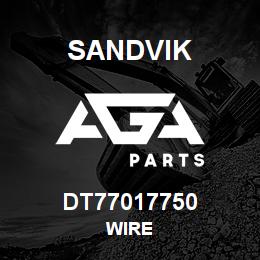 DT77017750 Sandvik WIRE | AGA Parts