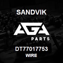 DT77017753 Sandvik WIRE | AGA Parts