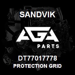 DT77017778 Sandvik PROTECTION GRID | AGA Parts