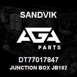DT77017847 Sandvik JUNCTION BOX JB102 | AGA Parts