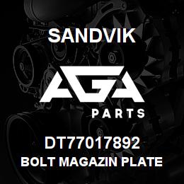 DT77017892 Sandvik BOLT MAGAZIN PLATE | AGA Parts