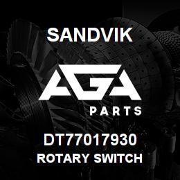 DT77017930 Sandvik ROTARY SWITCH | AGA Parts