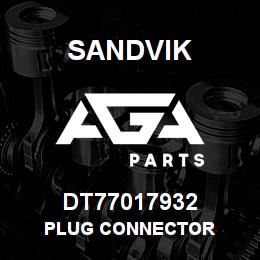 DT77017932 Sandvik PLUG CONNECTOR | AGA Parts