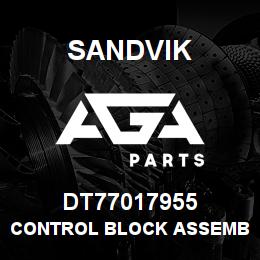 DT77017955 Sandvik CONTROL BLOCK ASSEMBLY | AGA Parts