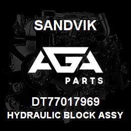 DT77017969 Sandvik HYDRAULIC BLOCK ASSY | AGA Parts
