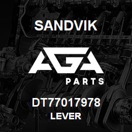 DT77017978 Sandvik LEVER | AGA Parts
