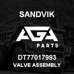 DT77017993 Sandvik VALVE ASSEMBLY | AGA Parts