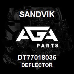 DT77018036 Sandvik DEFLECTOR | AGA Parts