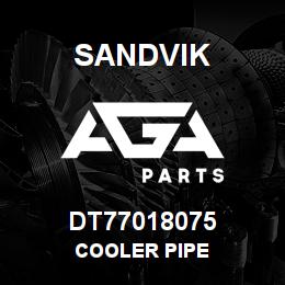 DT77018075 Sandvik COOLER PIPE | AGA Parts