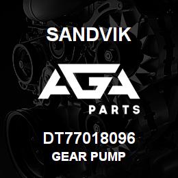 DT77018096 Sandvik GEAR PUMP | AGA Parts