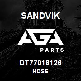 DT77018126 Sandvik HOSE | AGA Parts