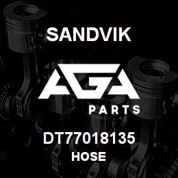 DT77018135 Sandvik HOSE | AGA Parts