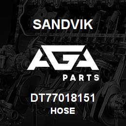 DT77018151 Sandvik HOSE | AGA Parts
