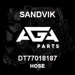 DT77018187 Sandvik HOSE | AGA Parts