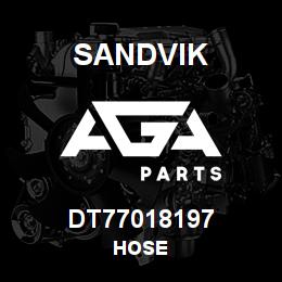 DT77018197 Sandvik HOSE | AGA Parts