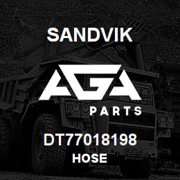 DT77018198 Sandvik HOSE | AGA Parts