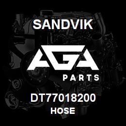 DT77018200 Sandvik HOSE | AGA Parts