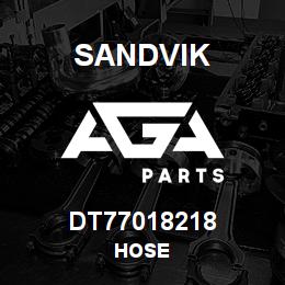 DT77018218 Sandvik HOSE | AGA Parts