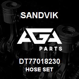 DT77018230 Sandvik HOSE SET | AGA Parts