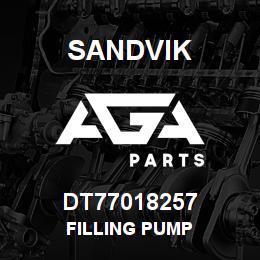 DT77018257 Sandvik FILLING PUMP | AGA Parts