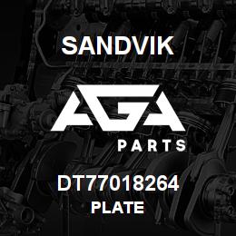 DT77018264 Sandvik PLATE | AGA Parts