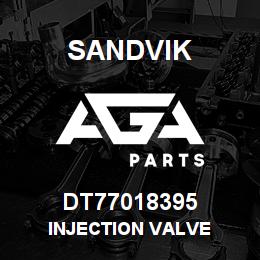 DT77018395 Sandvik INJECTION VALVE | AGA Parts
